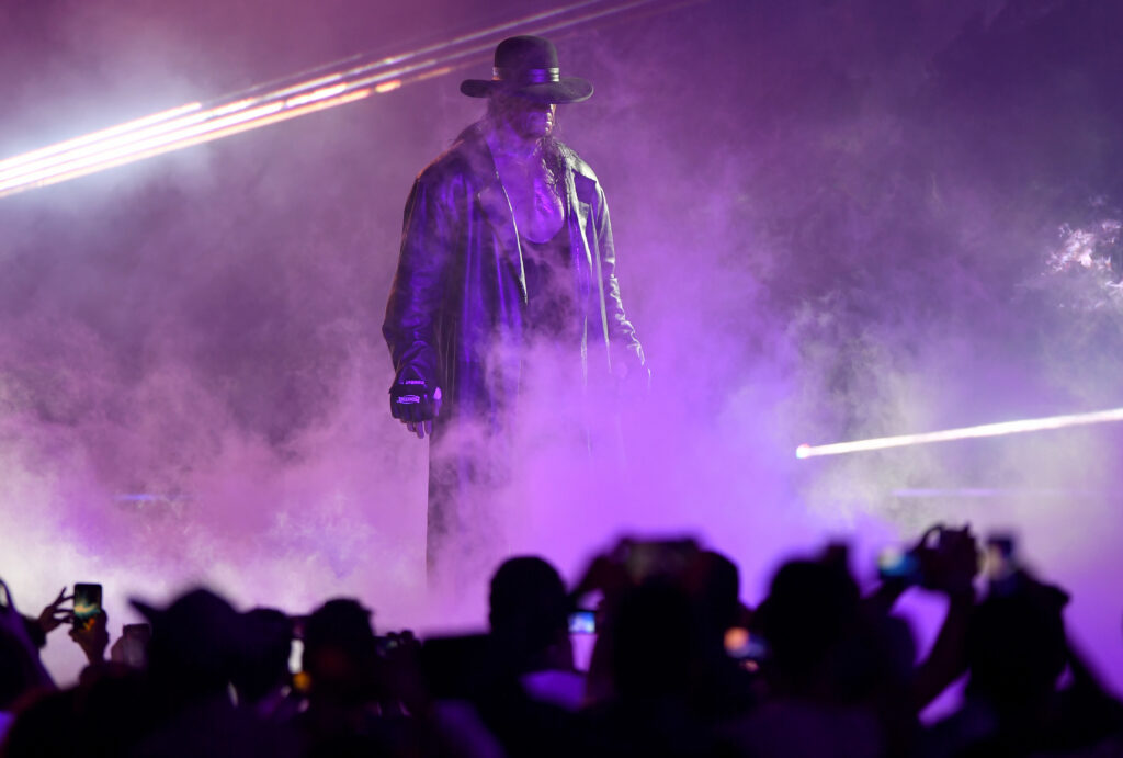 The Undertaker at WWE's Crown Jewel in 2018