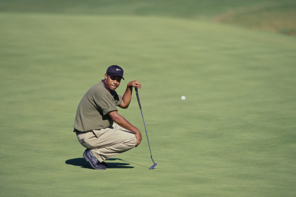 Tiger Woods features at the PGA Las Vegas Invitational 1997