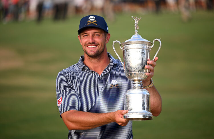 Bryson DeChambeau poses after winning the 124th U.S. Open Championship - Final Round