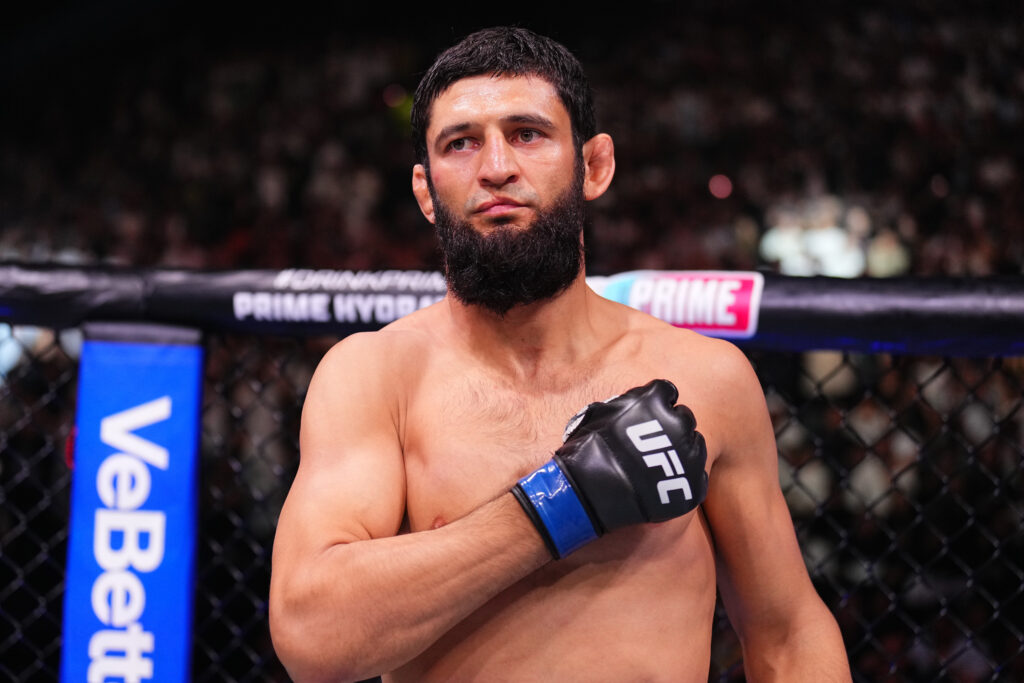 Khamzat Chimaev enters the Octagon fight Robert Whittaker at UFC 308