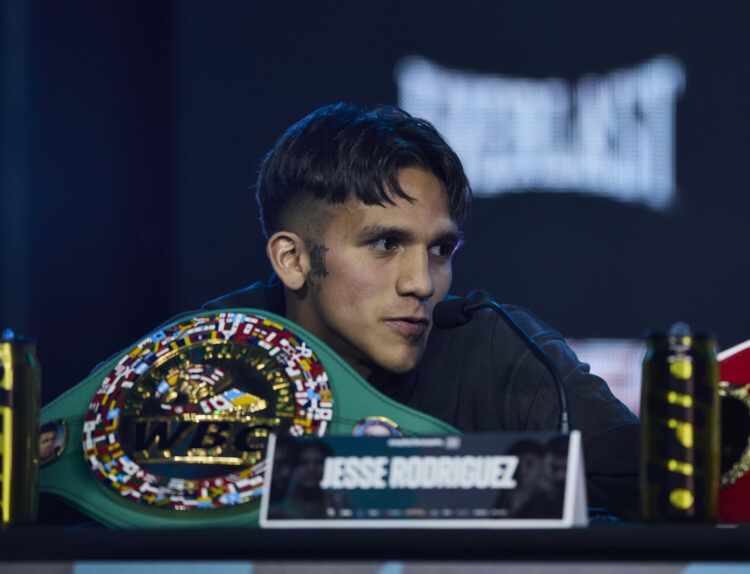 Jesse 'Bam' Rodriguez during a Press Conference before his fight against Juan Francisco Estrada