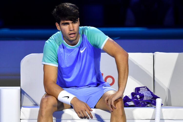 Carlos Alcaraz at the ATP Tour Finals in 2024