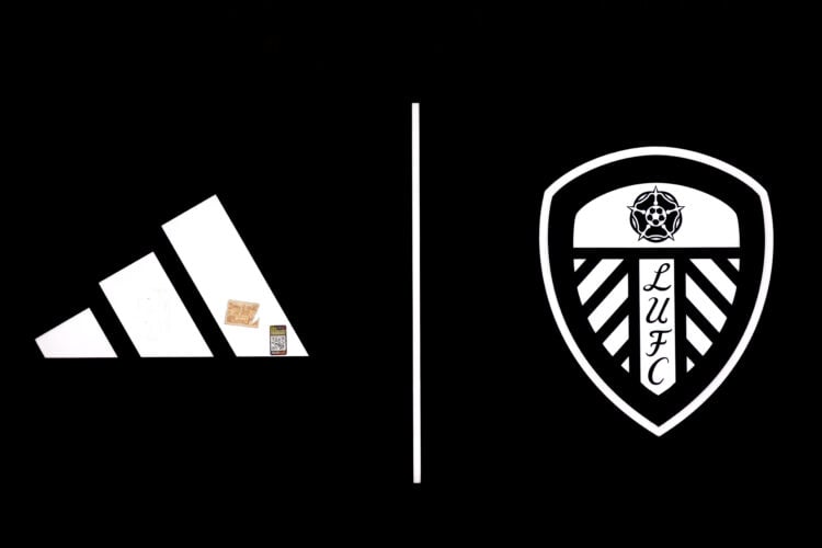 Leeds United FC and Adidas badge