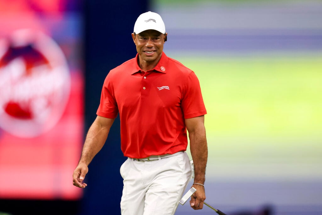 Tiger Woods features at TGL golf in 2025