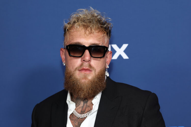 Jake Paul arrives for the premiere of Max's "Paul American"