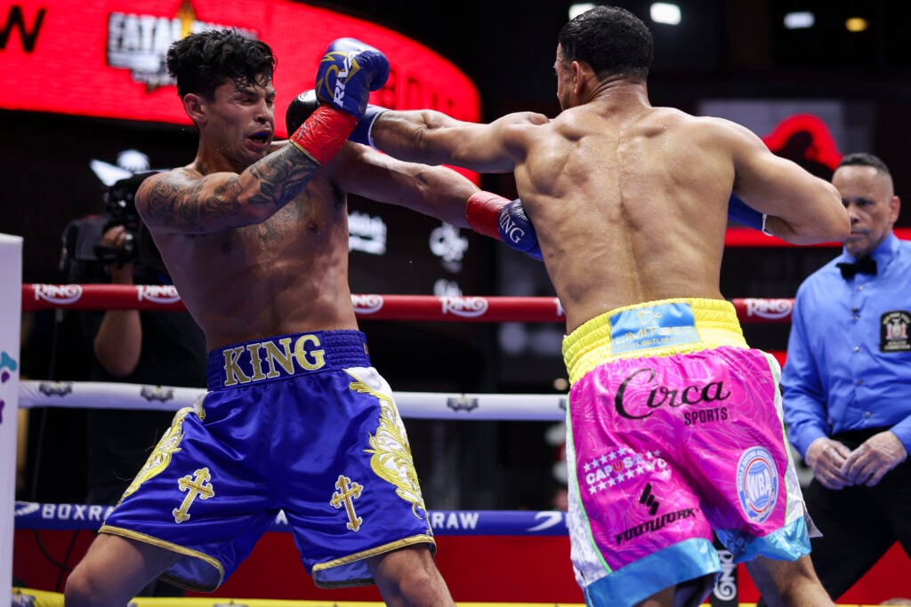 Ryan Garcia fighting Rolly Romero