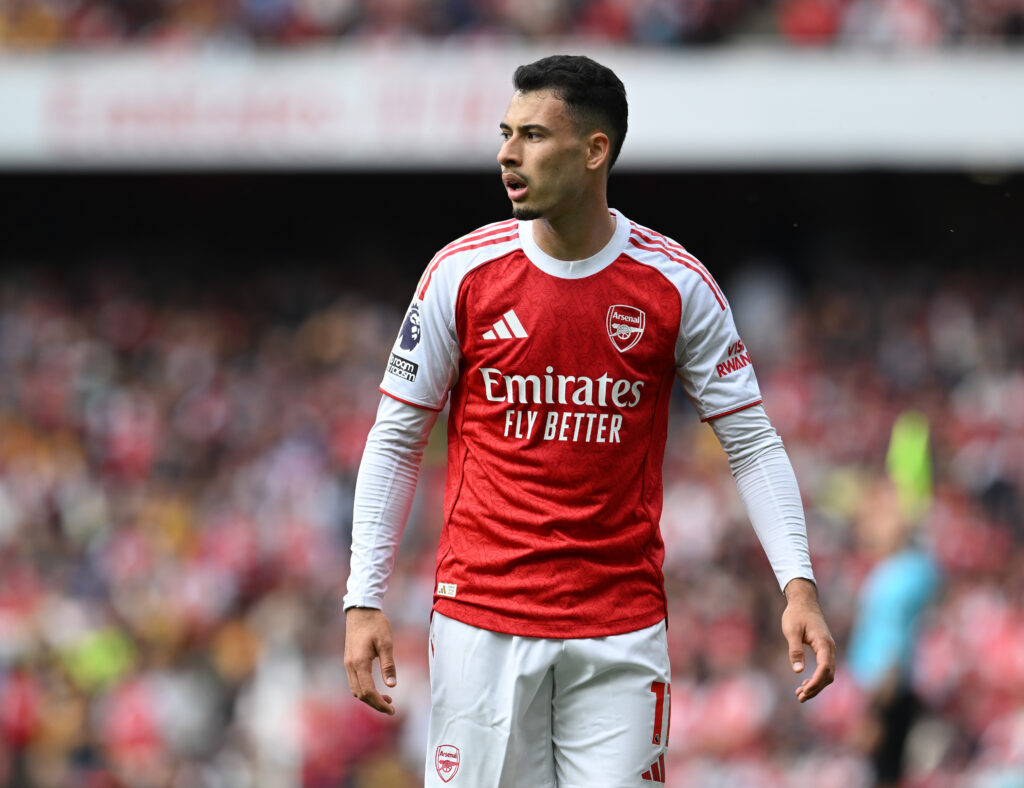 Gabriel Martinelli of Arsenal during the Premier League match between Arsenal FC and Newcastle United FC
