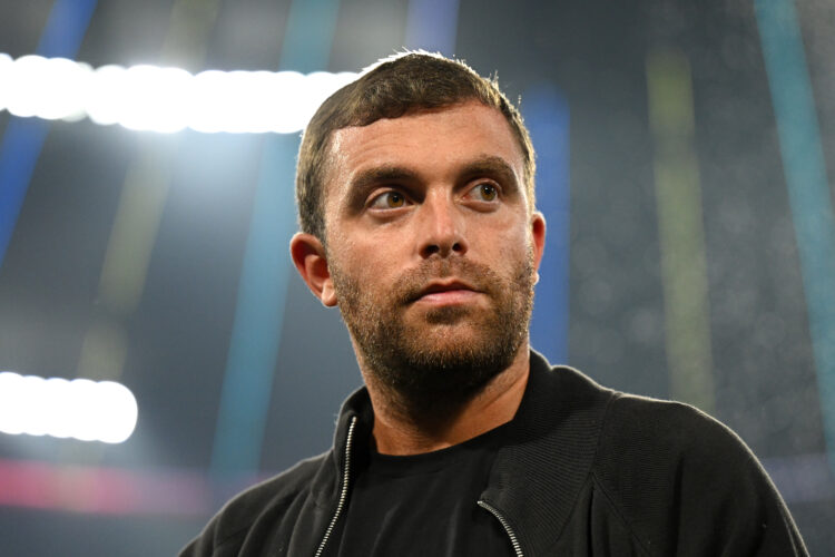 Fabrizio Romano looks on during the Champions League final