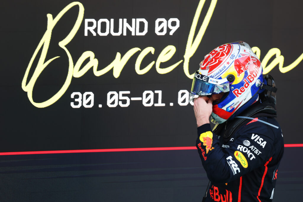 Max Verstappen cuts a frustrated figure at the Spanish Grand Prix