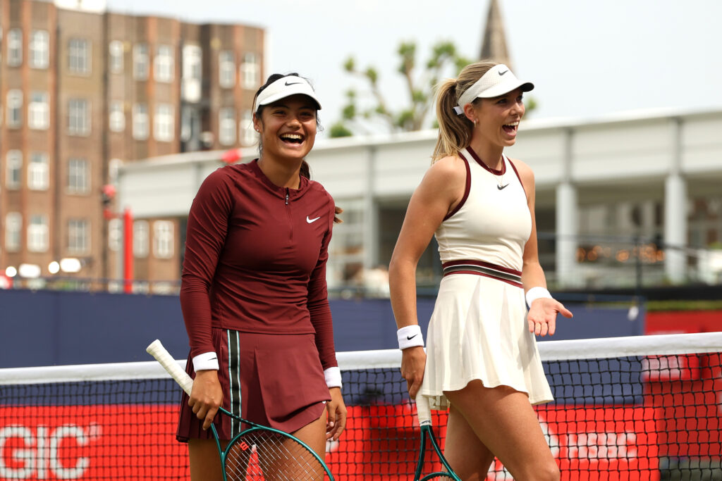 Emma Raducanu and Katie Boulter making their doubles debut at Queen's Club 2025