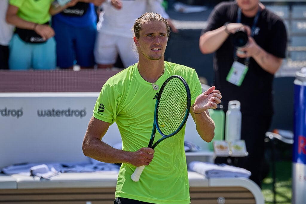 Alexander Zverev at the Stuttgart Open