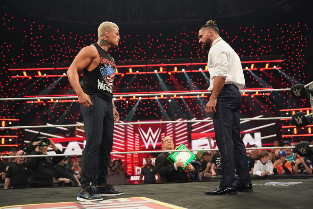 Cody Rhodes and Seth Rollins race to face on WWE Monday Night RAW