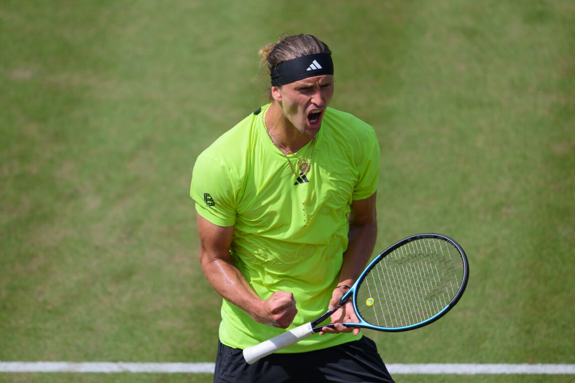 Alexander Zverev at the Stuttgart Open