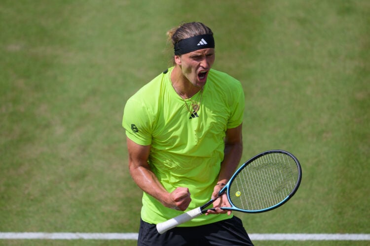 Alexander Zverev at the Stuttgart Open