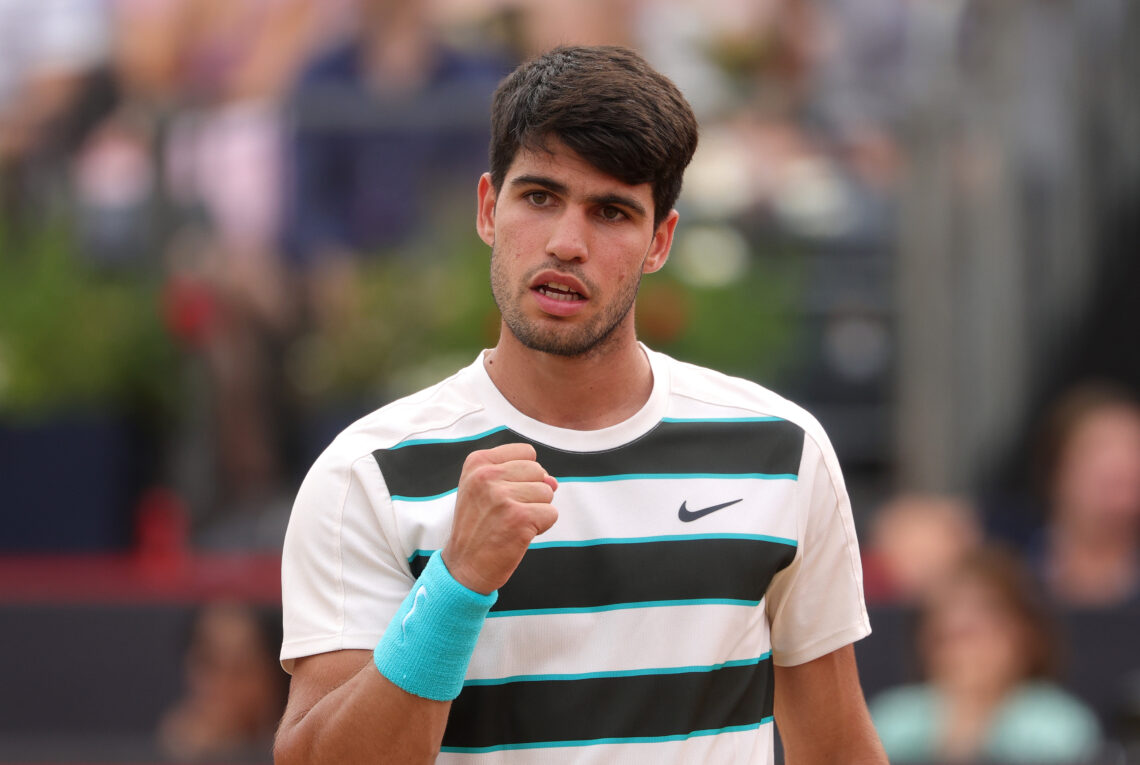 Carlos Alcaraz at Queen's Club in 2025