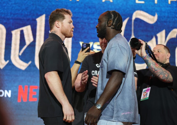Canelo Álvarez faces off with Terence Crawford Press Conference