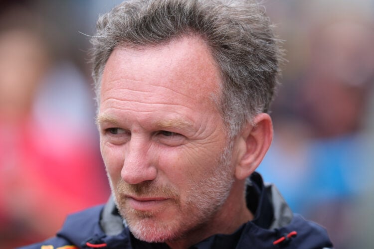 Red bull team principle Christian Horner in the paddock