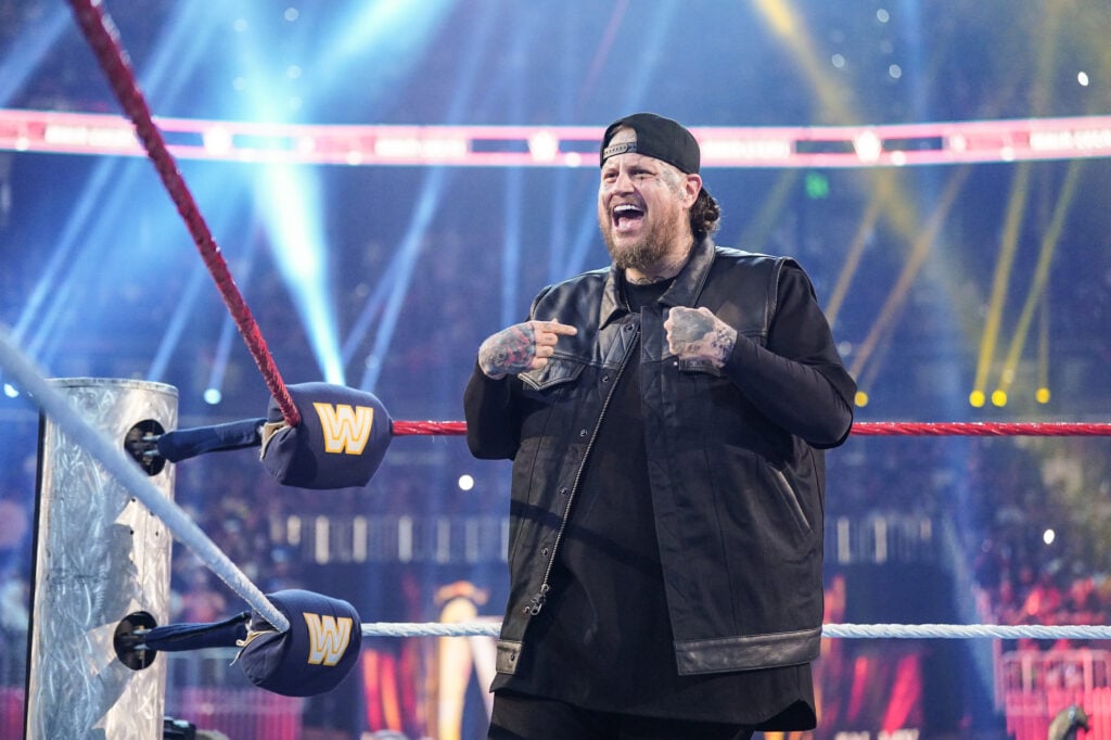 Jelly Roll appearing alongside Randy Orton at WWE Saturday Night's Main Event
