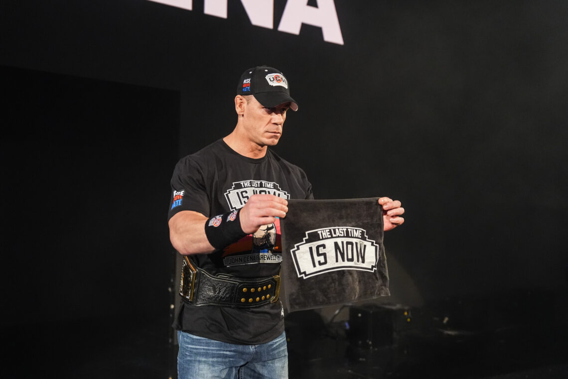 John Cena on his WWE retirement tour on SmackDown