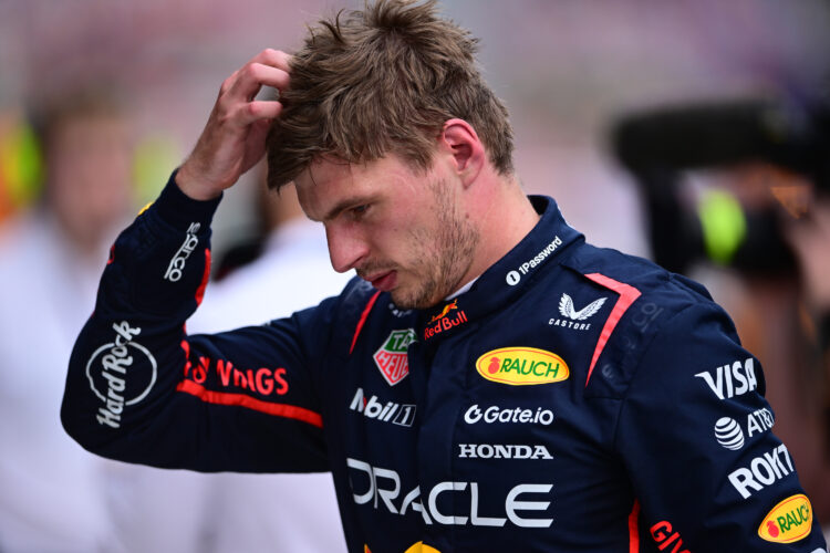 Max Verstappen of Red Bull Racing Honda looks on during the qualifying of the Hungarian GP