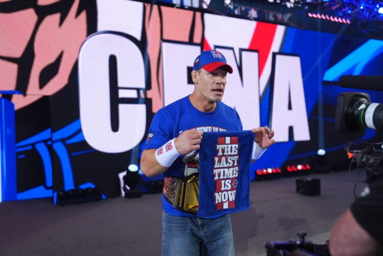 John Cena making his WWE entrance at SummerSlam in 2025