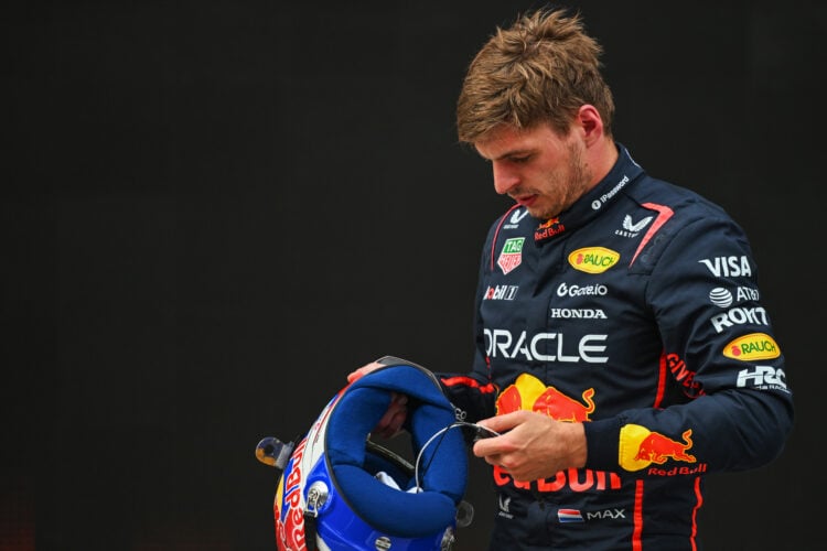 Max Verstappen looks on during the F1 Grand Prix of Hungary