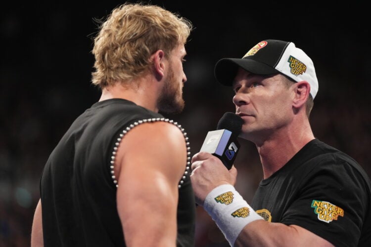 John Cena and Logan Paul face to face on WWE SmackDown