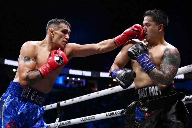 Tony Ferguson punches Salt Papi