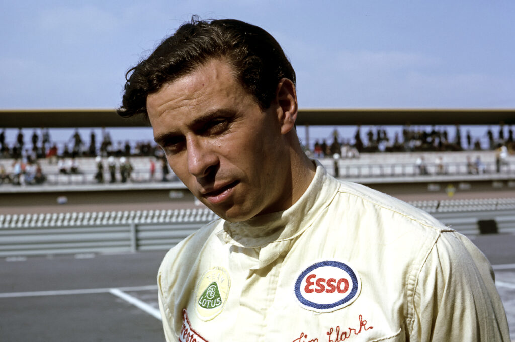 Jim Clark at the Grand Prix of Mexico