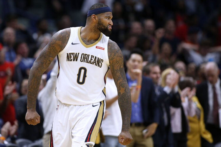 DeMarcus Cousins during his stint with the New Orleans Pelicans in the NBA.