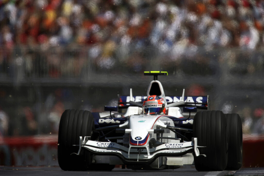Robert Kubica driving his BMW Sauber during the 2008 Grand Prix Of Canada.