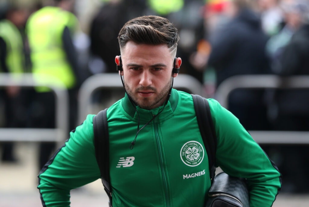 Patrick Roberts pictured before Celtic v Rangers