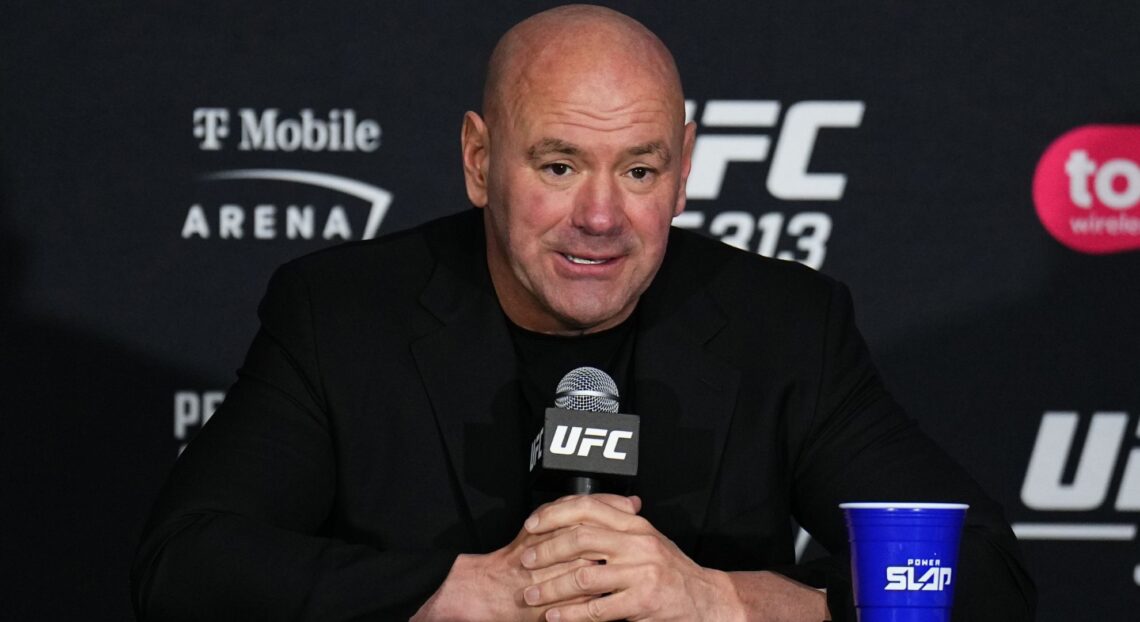 Dana White speaks at the UFC 313 press conference