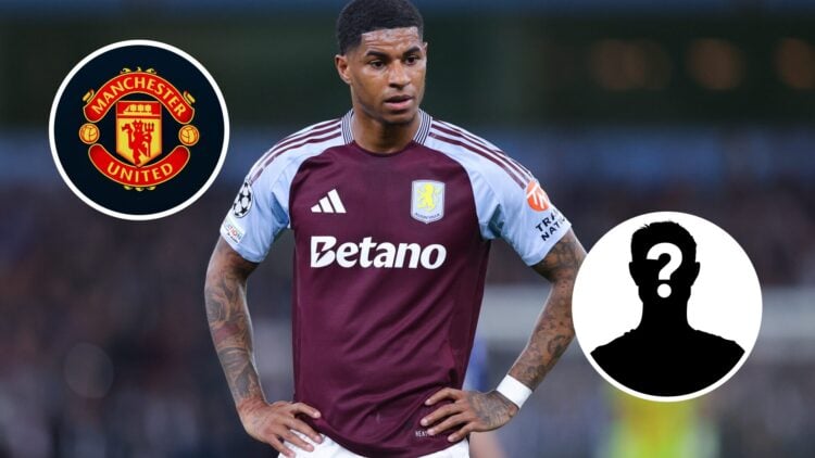 Marcus Rashford of Aston Villa during the UEFA Champions League 2024/25 Quarter Final Second Leg match between Aston Villa FC and Paris Saint-Germa...