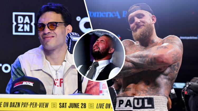 Julio Cesar Chavez Jr looks confused during his pre-fight press conference, Tony Bellew looks distraught during Dillian Whyte vs Oscar Rivas, Jake ...