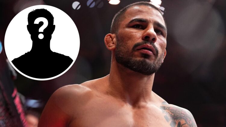 Alexandre Pantoja enters the Octagon ahead of his UFC 310 fight with Kai Asakura, inset mystery icon