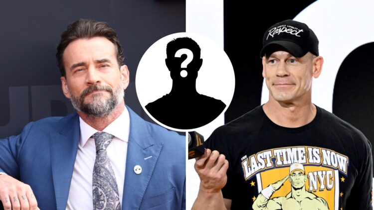 CM Punk (left) at Netflix Tudum 2025, John Cena (right) makes an appearance at Fanatics Fest 2025.