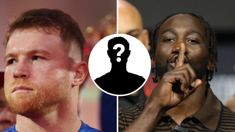 Canelo Alvarez (left) heads to the ring for William Scull fight, Terence Crawford (right) shushes fans at Canelo Alvarez press conference