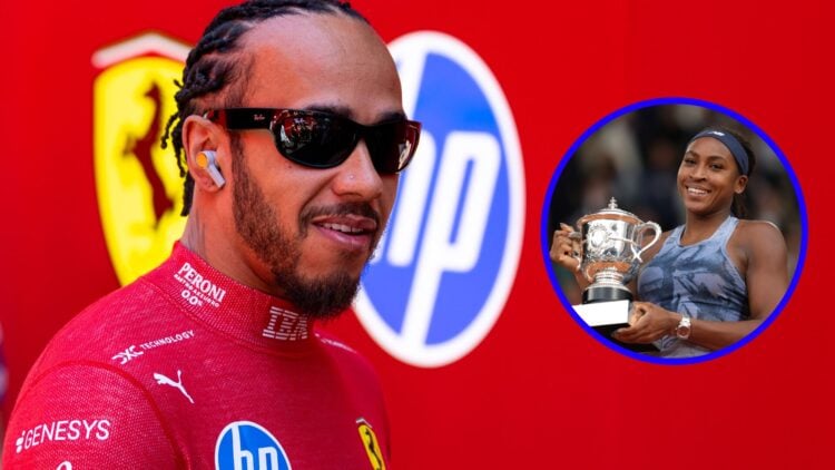 Lewis Hamilton at the Spanish Grand Prix and Coco Gauff lifting the French Open