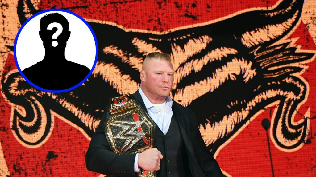 Brock Lesnar appearing at the WWE Crown Jewel kick-off show in Las Vegas
