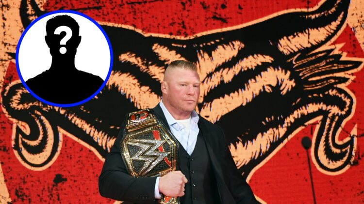 Brock Lesnar appearing at the WWE Crown Jewel kick-off show in Las Vegas