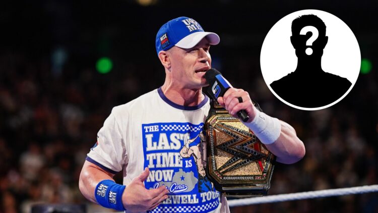 John Cena cutting a promo on WWE SmackDown
