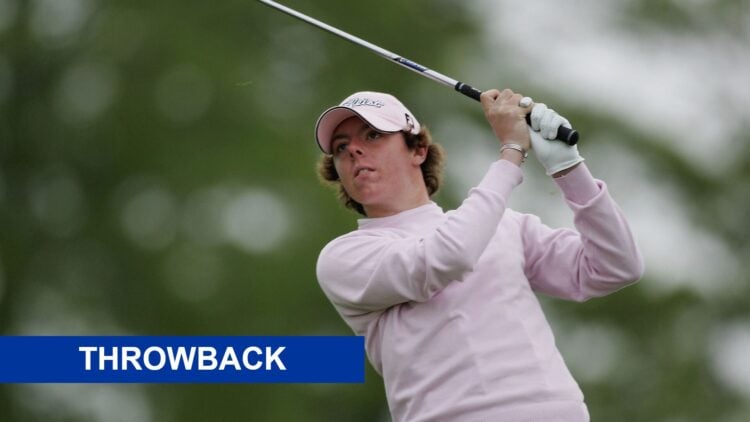Rory McIlroy takes a shot aged 16, and a throwback banner