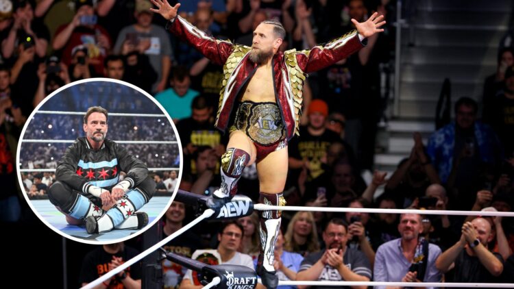 Bryan Danielson appearing on AEW Dynamite in 2023 and CM Punk at WWE Night of Champions
