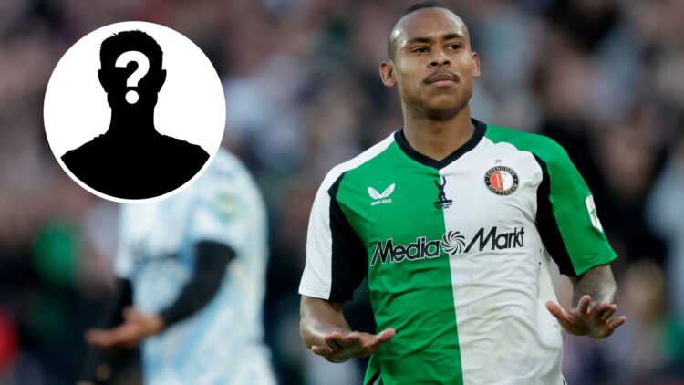 Igor Paixao reacts during a Feyenoord match
