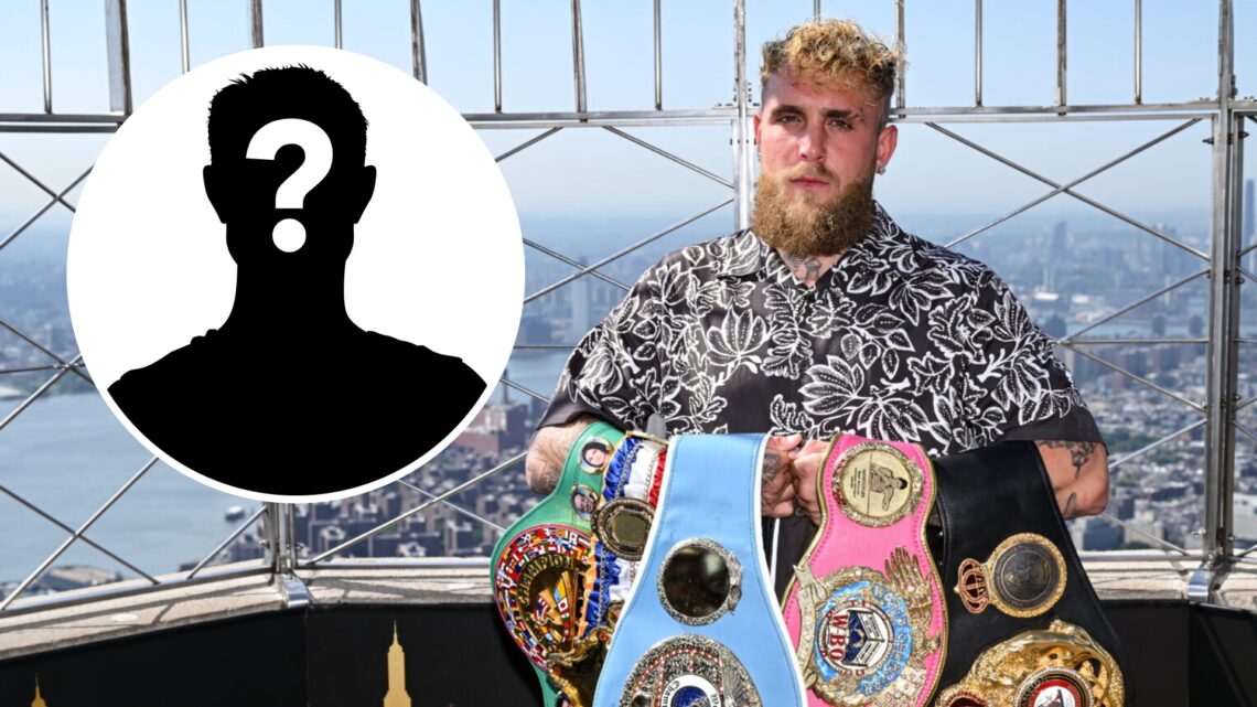 Jake Paul (right) on top of the Empire State Building to kick off Katie Taylor v Amanda Serrano 3 fight week