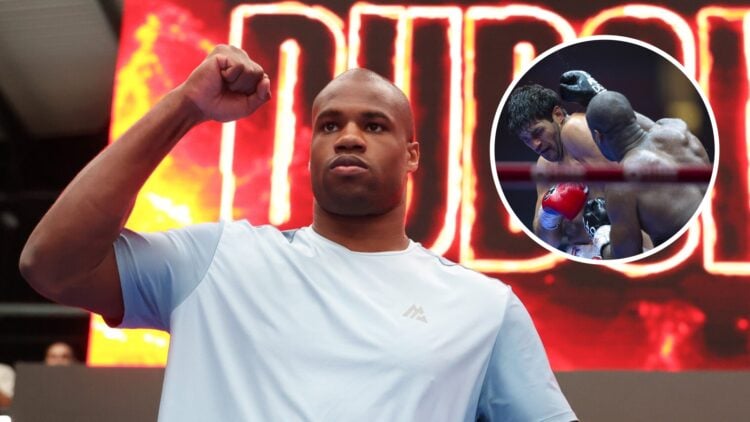 Daniel Dubois (right) from England in action against Filip Hrgovic, Daniel Dubois (left) poses at open workout