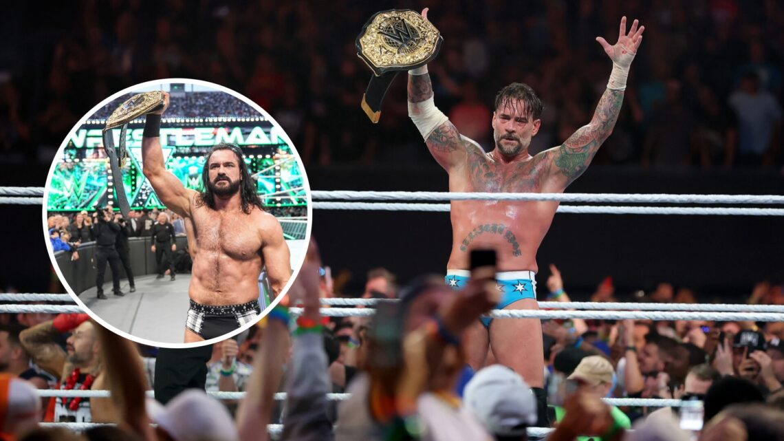 CM Punk winning the World Heavyweight Championship at SummerSlam 2025