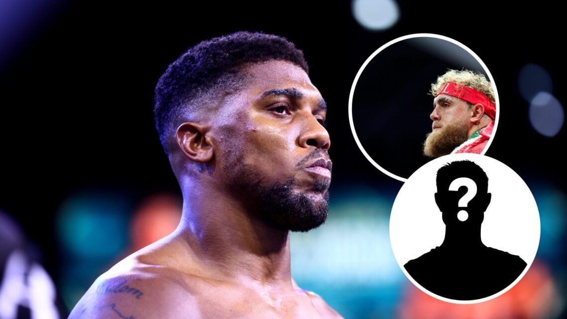 Anthony Joshua (left) looks on in second Oleksandr Usyk fight, Jake Paul (right) looks on ahead of his fight against Julio Cesar Chavez Jr