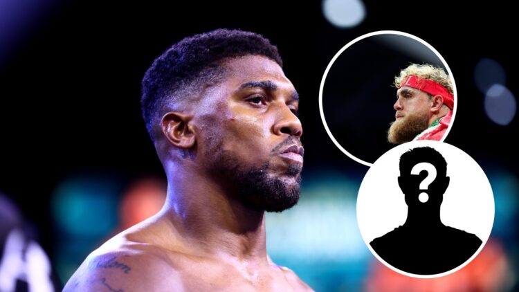 Anthony Joshua (left) looks on in second Oleksandr Usyk fight, Jake Paul (right) looks on ahead of his fight against Julio Cesar Chavez Jr